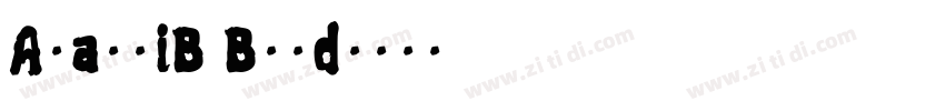 AvantiB Bold字体转换